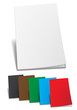 Empty color brochure. Vector illustration.