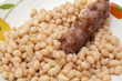 monchetas dish with sausage