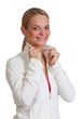 Foto: Portrait of a Smiling Blonde Woman Portrait of a Smiling Blonde Woman