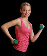 Foto: Woman with Dumbbells Woman with Dumbbells