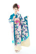 Beautiful Asian Kimono Woman O...