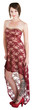 Woman in Long Dress with Tattoo