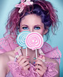 Mädchen mit Lollis / candy 04_1