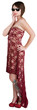 Serious Woman in Long Dress