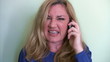 Anngry woman on phone