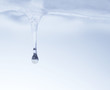 icicle with drop of water