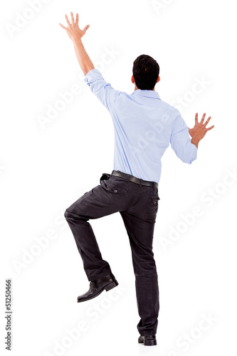 Photo: Business man climbing Business man climbing