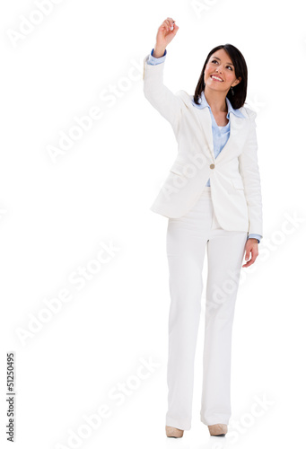 Photo: Business woman writing Business woman writing