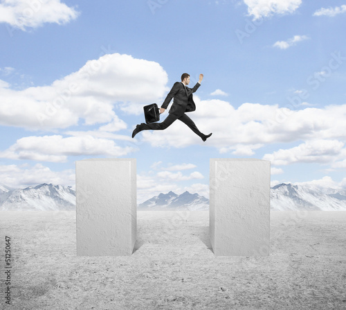Photo: man jumping man jumping
