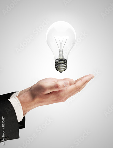 Photo: man with lamp man with lamp