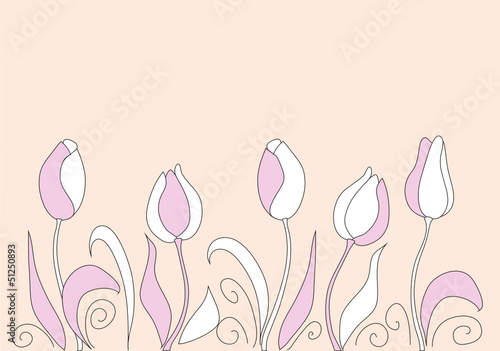 Vector: Tulpen Blüten Tulpen Blüten
