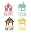 real estate and house icons