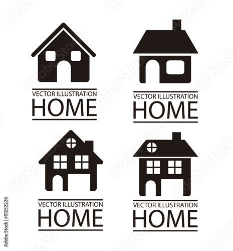 Vector: real estate and house icons real estate and house icons