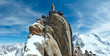Mountain top station (Aiguille du Midi, France).