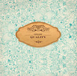 Vector: Vintage floral background Vintage floral background