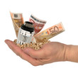 Foto: Hand mit Thermostat und Geld Hand mit Thermostat und Geld