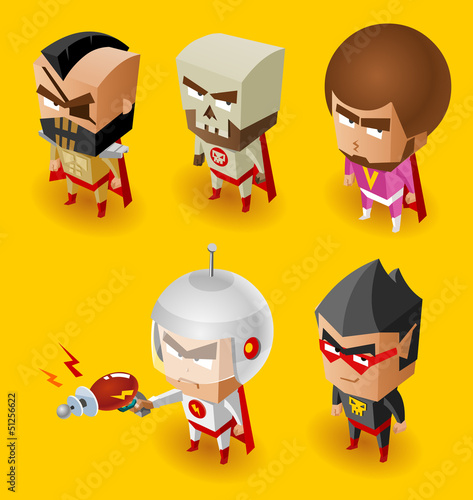 Vector: Super Villain with evil mind Super Villain with evil mind