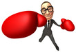 Illustration: Fun businessman Fun businessman