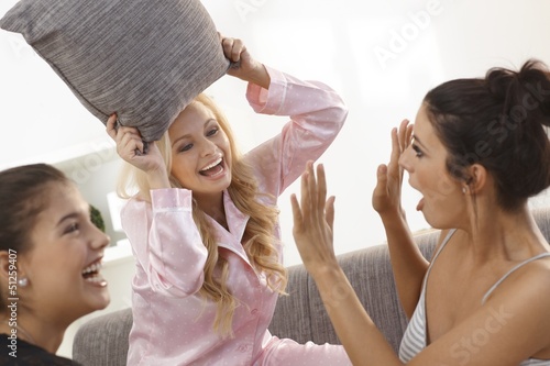 Photo: Pillow fight Pillow fight