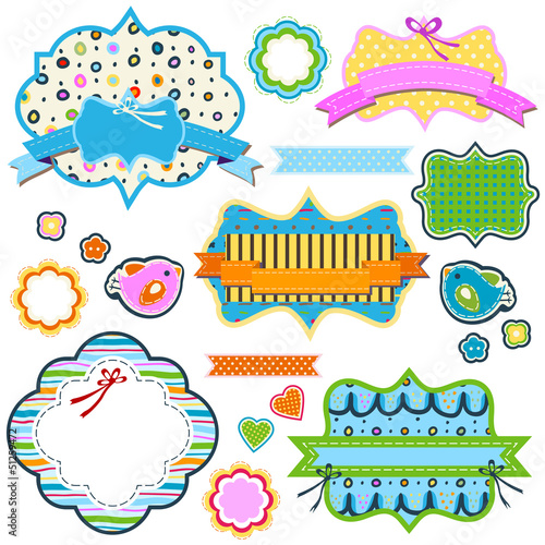 Vector: colorful frames colorful frames