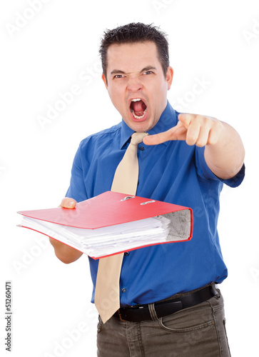 Photo: Angry Boss Angry Boss
