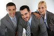 Portrait of successful business team