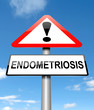 Endometriosis concept.