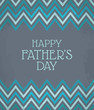 Chevron Pattern Father's Day Card