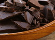 black dark chocolate chopped into pieces