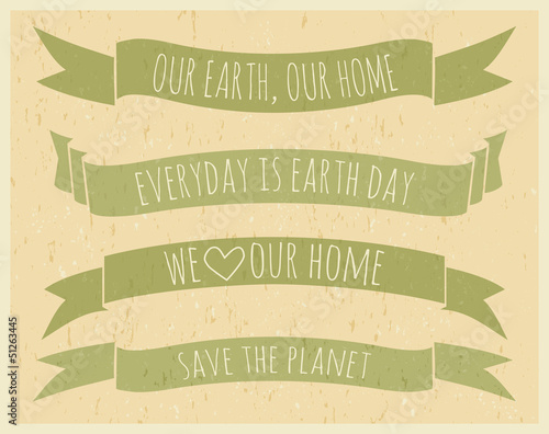 Vector: Earth Day Banners Earth Day Banners