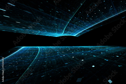 Illustration: Abstract futuristic background Abstract futuristic background