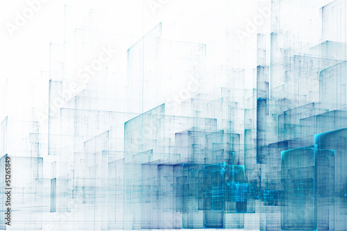 Illustration: Abstract business science or technology background Abstract business science or technology background