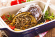 gefüllte aubergine