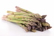 isolated raw asparagus