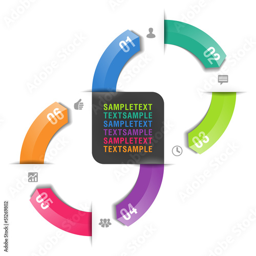 Vector: Infographics template Infographics template