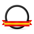 Vektor: button mit banner spanien I button mit banner spanien I