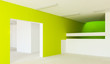 Photo: building under construction, interior, green wall building under construction, interior, green wall