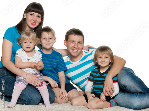 Photo: Happy family together Happy family together