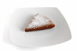 Photo: plate with chocolate cake plate with chocolate cake