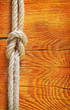 Rope On Wooden Background