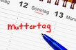 Muttertag im Kalender notiert
