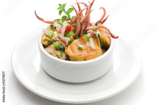 Photo: tapa de mariscos tapa de mariscos