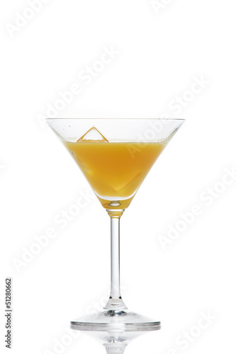 Photo: Cocktail isolated on white Cocktail isolated on white