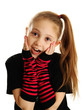Photo: Portrait of a surprised punk rock girl Portrait of a surprised punk rock girl