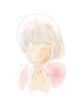 祈る女の子
