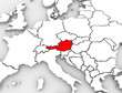 Austria Country Abstract 3D Map Europe Continent