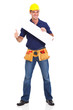 happy carpenter giving thumb up