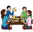 若者の宴会