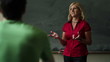 Professor teaching a class