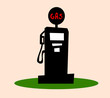vintage gas pump